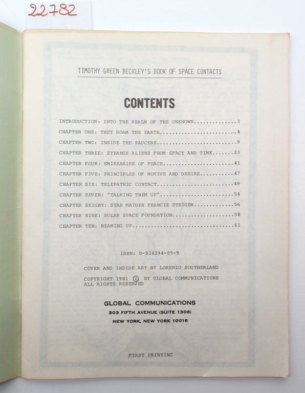 Timothy Green Bechley's books of space contact 1° edizione 1981 | Immagine Gallery 2
