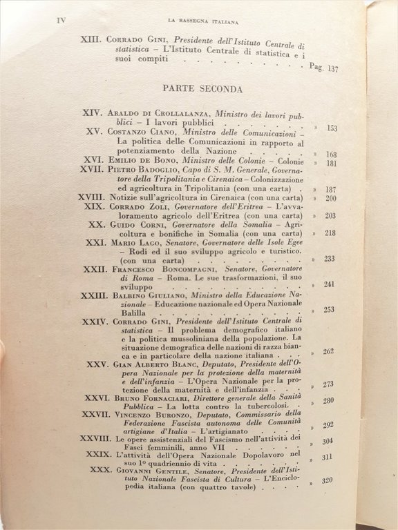 Tomaso Sillani Rassegna Italiana Politica e Letteraria Lo Stato Mussoliniano …