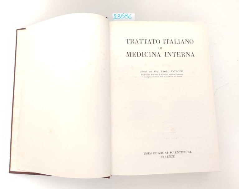Trattato italiano di medicina interna Sangue Organi Emopoietici Sistema Reticolo … | Immagine Gallery 6