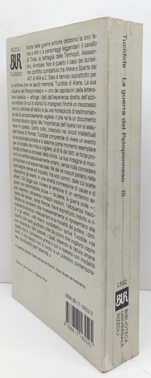 Tucidide La guerra del Peloponneso 3 volumi BUR Rizzoli 1994 … | Immagine Gallery 12