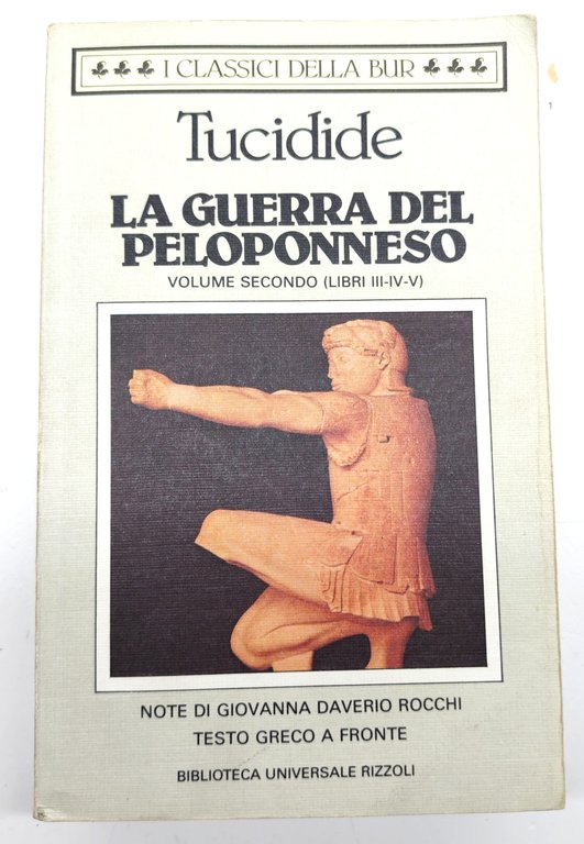Tucidide La guerra del Peloponneso 3 volumi BUR Rizzoli 1994 … | Immagine Gallery 3