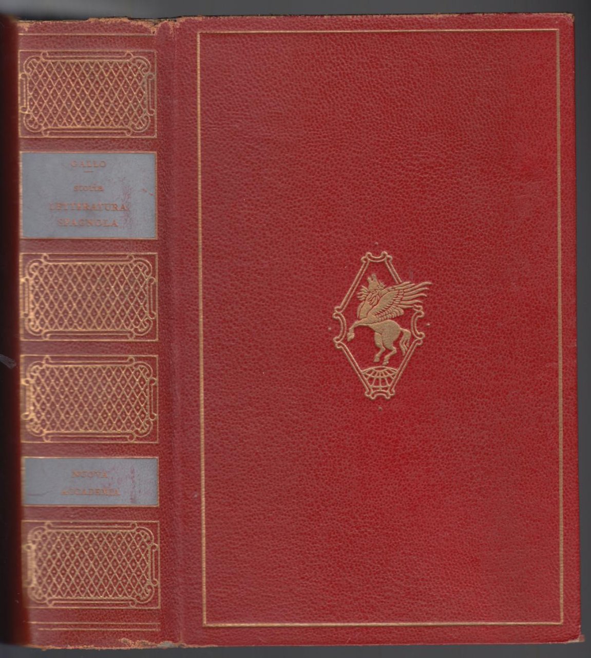 U. Gallo-Storia Della Letteratura Spagnola-Casa Ed. Accademia 1952-L3454