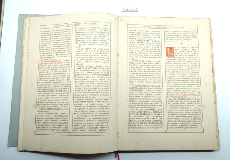 Umano Fede Eterea breviario parte fondamentale e parte accessoria del …