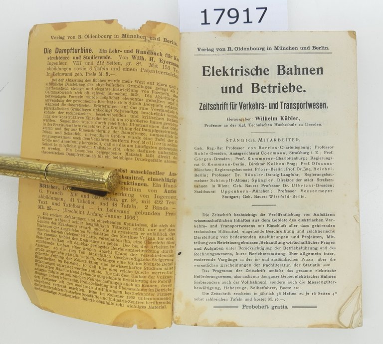 Uppenborn Deutcher kalender Fur Elektrotechniker Munchen 1906 | Immagine Gallery 3