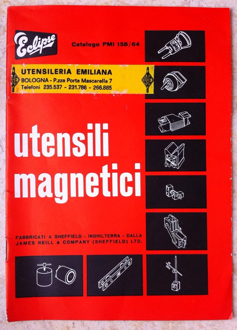 UTENSILERIA EMILIANA CATALOGO PMI 158/64 ECLIPSE UTENSILI MAGNETICI-L2782