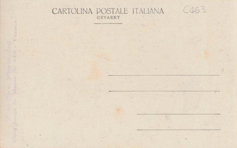 Venezia Cartolina Calla larga San Marco nvg