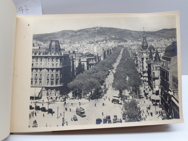 Viaggi vedute Guida Fotografica Barcellona 1929 Con 12 Vedute