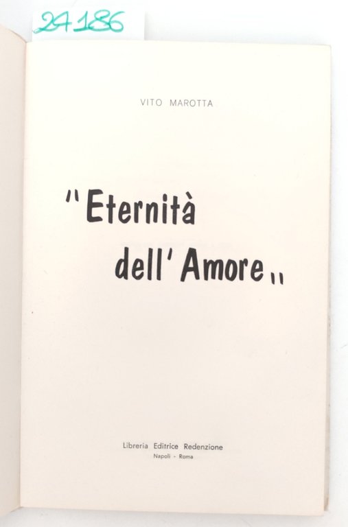 Vito Marotta Eternità dell'amore L E. R 1972 | Immagine Gallery 3