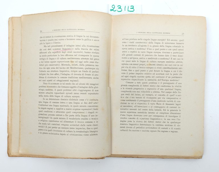 Vittorio Bertoldi La glottologia come storia della cultura Pironti 1946 | Immagine Gallery 7