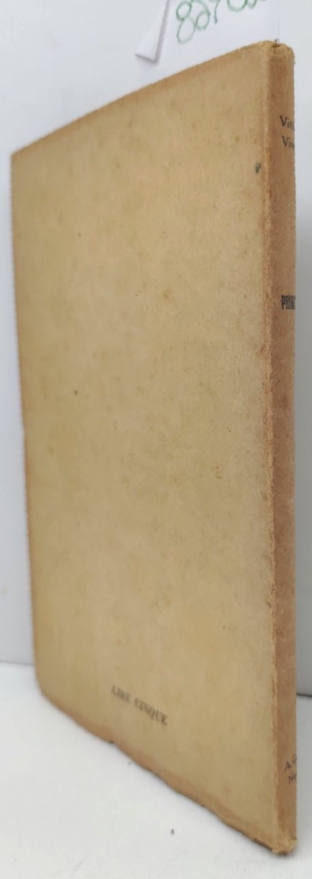 Vittorio Viviani Primizie Alfredo Guida autografato 1933