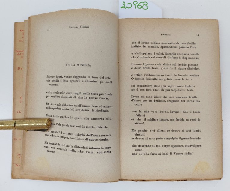 Vittorio Viviani Primizie Alfredo Guida autografato 1933