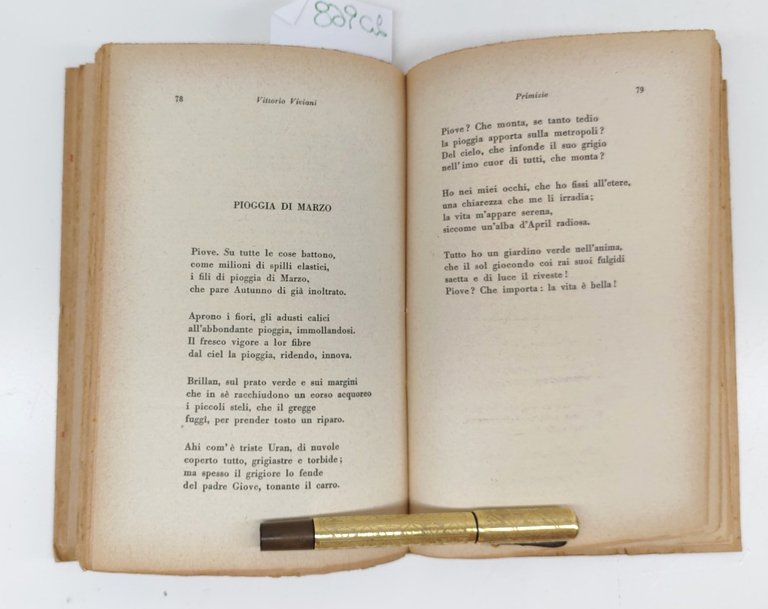 Vittorio Viviani Primizie Alfredo Guida autografato 1933