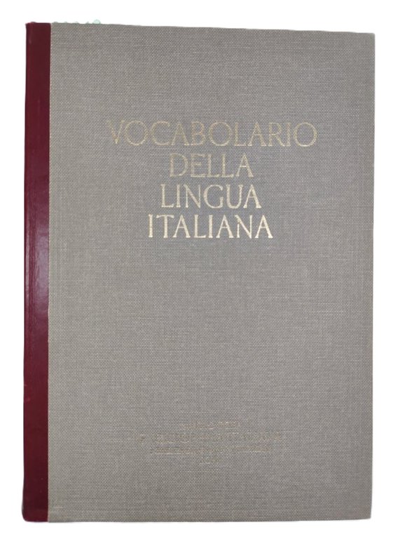 Vocabolario della lingua italiana Treccani 5 volumi 1987