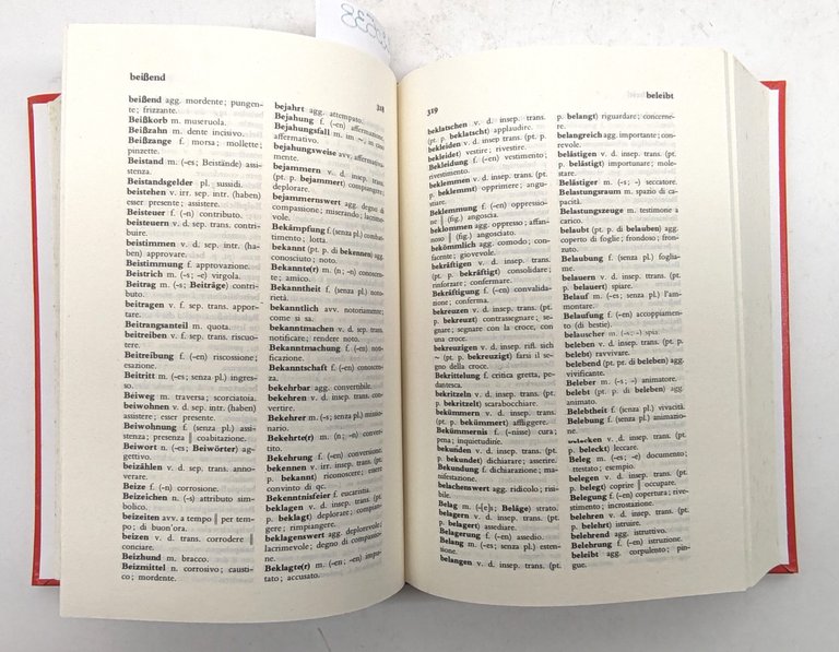 Vocabolario della lingua tedesca European Book Milano 1993