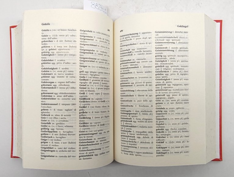 Vocabolario della lingua tedesca European Book Milano 1993