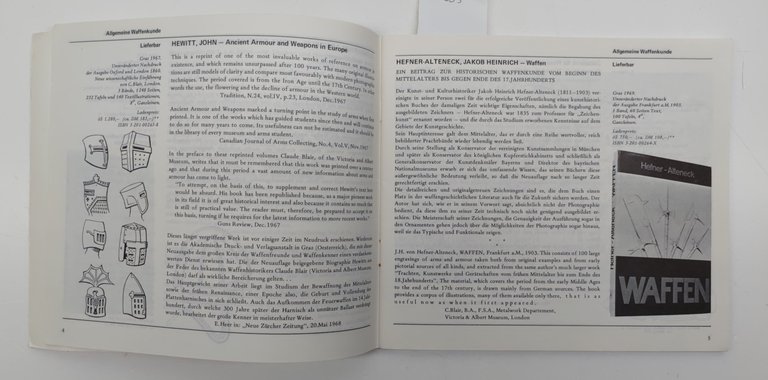 Waffen Und Kriegsgeschichte 1975-76 Akademische Druck U. Verlagsanstalt Graz.