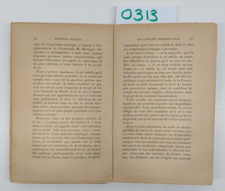 Waldeck-Rousseau Questions Sociales-Paris Biblioteque-Charpentier 1900