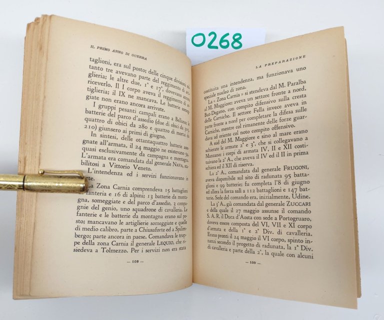 Carlo Geloso Il Primo Anno Di Guerra Corbaccio Edit. 1934