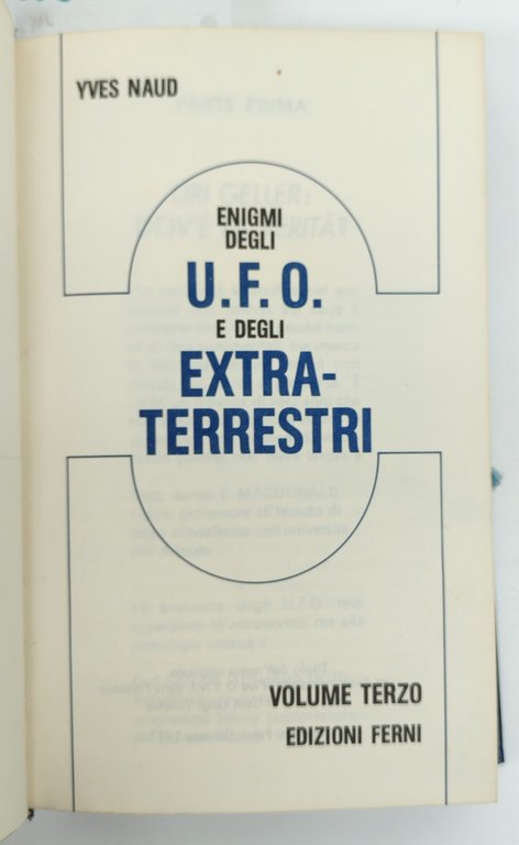 Yves Naud UFO e extraterrestri 3 volumi Ferni 1977 | Immagine Gallery 4
