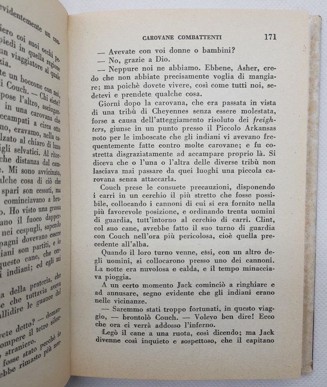 Zane Gray Carovane combattenti Sonzogno 1932