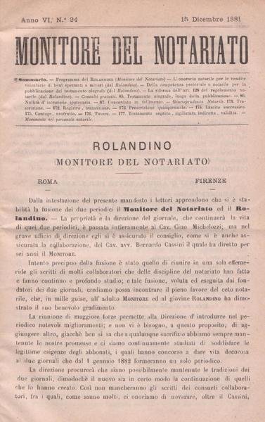 Monitore del Notariato - Anno VI