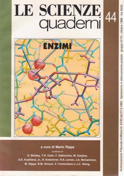 Enzimi - Le Scienze, quaderni n.44