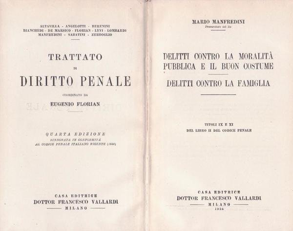 Delitti Contro la Moralità Pubblica e il Buon Costume - …