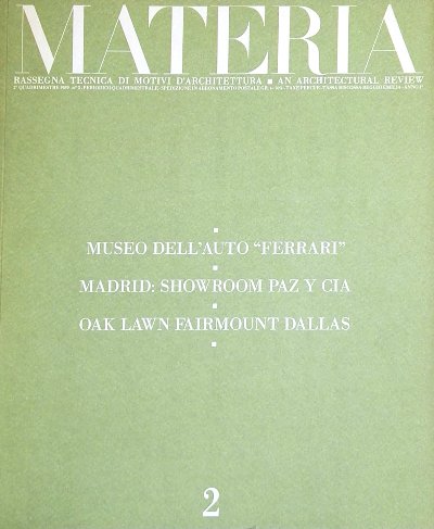 Materia 2 - Museo dell'Auto "Ferrari" - Madrid: Showroom Paz …