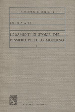 Lineamenti di Storia del Pensiero Politico Moderno - I - …