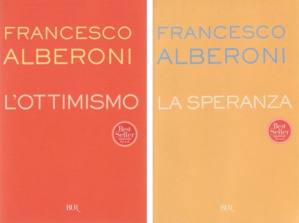 La Speranza - L'Ottimismo - Lotto di 2 libri