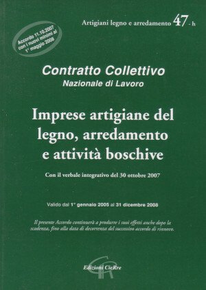 Contratto Collettivo Nazionale di Lavoro - Imprese artigiane del legno, …