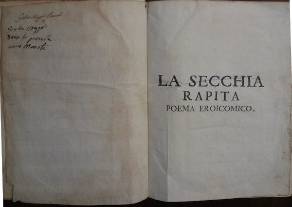LA SECCHIA RAPITA.