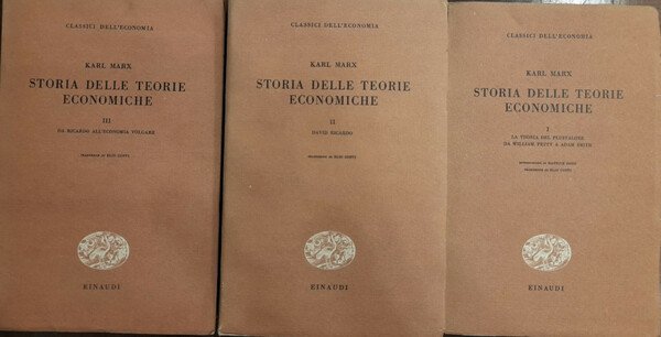 STORIA DELLE TEORIE ECONOMICHE