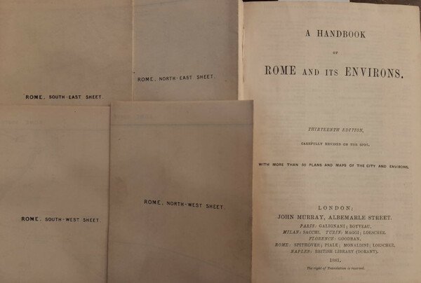 MURAY'S HAND BOOK ROME & ITS ENVIRONS.