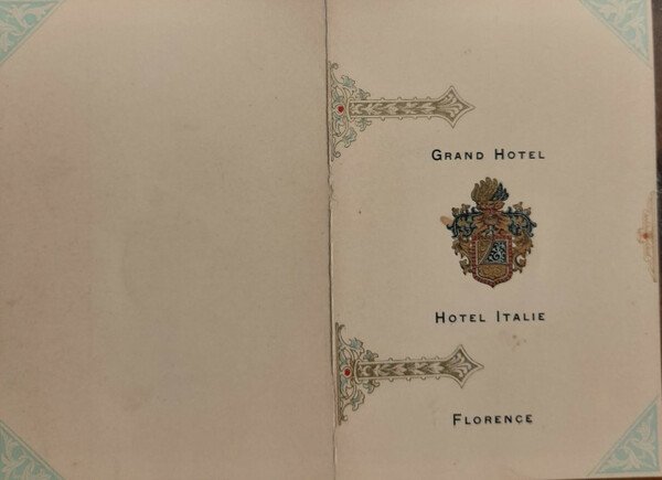 GRAND HOTEL - HOTEL ITALIE - FLORENCE.