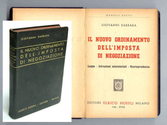 IL NUOVO ORDINAMENTO DELL'IMPOSTA DI NEGOZIAZIONE. LEGGE-ISTRUZIONI MINISTERIALI-GIURISPRUDENZA.