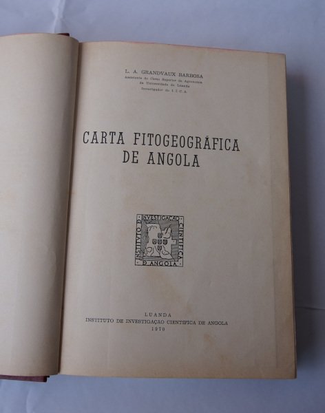 CARTA FITOGEOGRAFICA DE ANGOLA