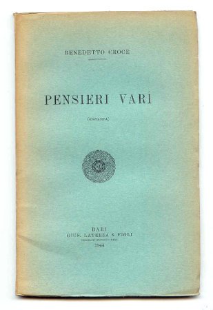 PENSIERI VARI