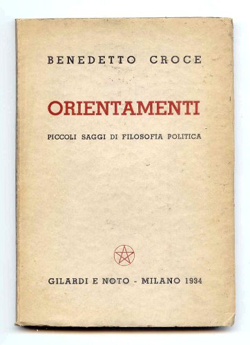 ORIENTAMENTI PICCOLI SAGGI DI FILOSOFIA POLITICA