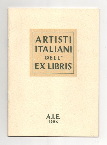 ARTISTI ITALIANI DELL' EX LIBRIS 1986