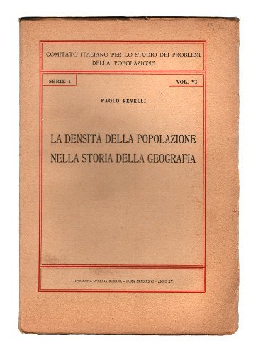 LA DENSITÀ DELLA POPOLAZIONE NELLA STORIA DELLA GEOGRAFIA PRIMA DELLE …