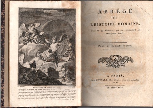 ABREGE DE L'HISTOIRE ROMAINE. ORNÉ DE 49 GRAVURES, QUI ON …