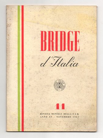 BRIDGE D' ITALIA N° 11 NOVEMBRE 1957