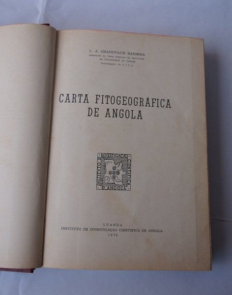 CARTA FITOGEOGRAFICA DE ANGOLA