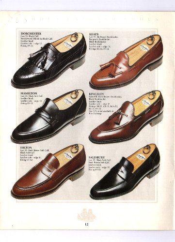 CHURCH'S FAMOUS ENGLISH SHOES 1989