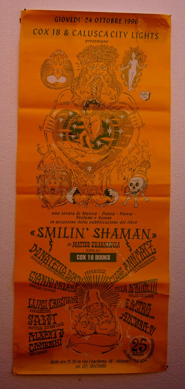 COX 18 & CALUSCA CITY LIFE PRESENTANO "SMILIN' SHAMAN" DI …