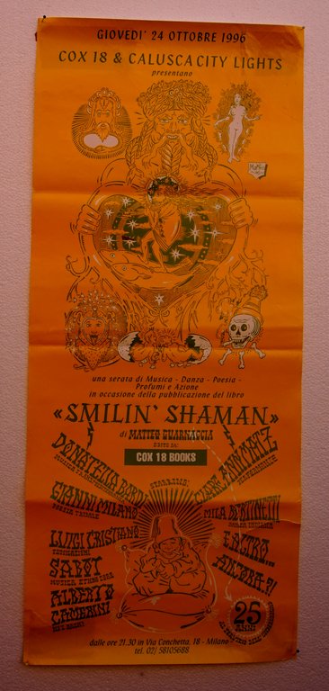COX 18 & CALUSCA CITY LIFE PRESENTANO "SMILIN' SHAMAN" DI …