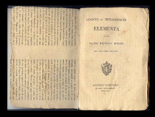 LOGICES ET METAPHYSICES ELEMENTA