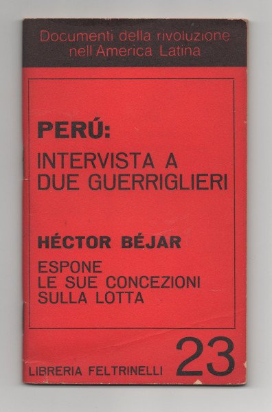 PERU' INTERVISTA A DUE GUERRIGLIERI. HECTOR BEJAR ESPONE LE SUE …