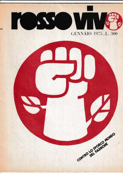 ROSSO VIVO GENNAIO 1975 - PRIMA SERIE